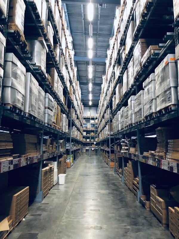Pallets loaded for dedicated freight delivery